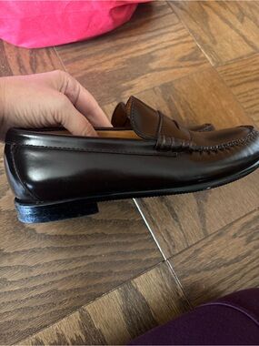J. Crew Boy’s Dark Brown Leather Penny Loafers